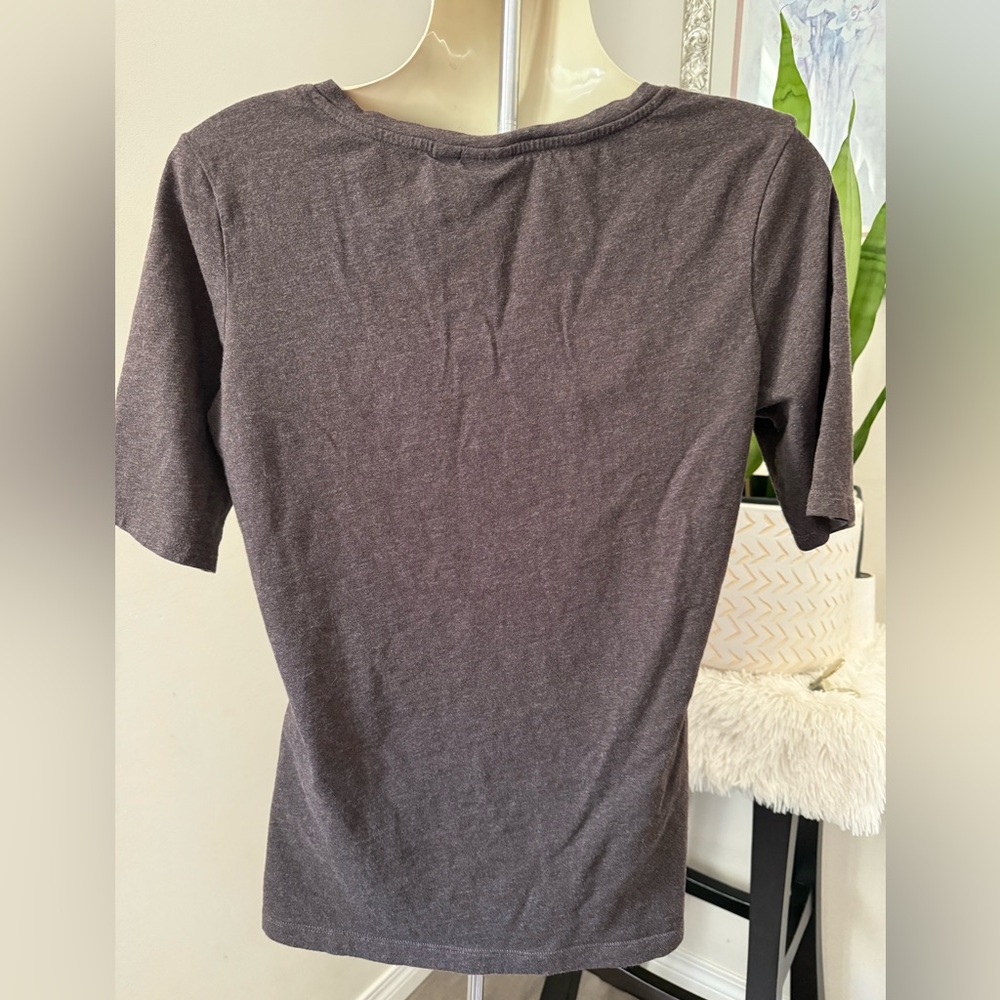 Esprit Brown Buttoned Ruffled Blouse - Picture 4 of 7